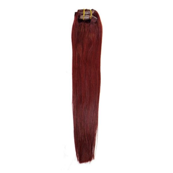 Cherry Red Clip In Extensions 530